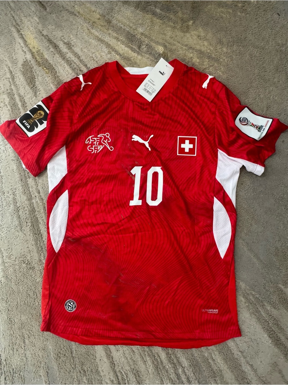Switzerland World Cup 2026 Soccer Jersey Granit Xhaka #10